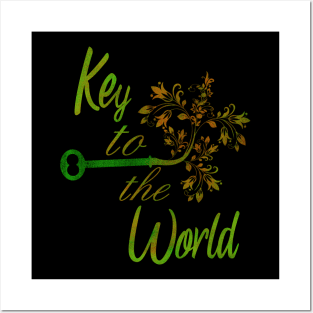 The key to the world is the plant. Posters and Art